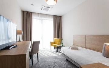 Фото номера Стандартный одноместный номер Отель Polanka Conference Center г. Кросно 7