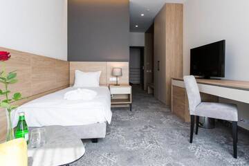 Фото номера Стандартный одноместный номер Отель Polanka Conference Center г. Кросно 8
